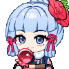 ayaka_lick animated Discord emote - TheFemmys
