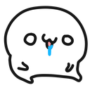 kao_drool Discord sticker - TheFemmys