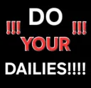 DailiesReminderDoThemNow DailiesReminderDoThemNow