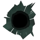bullethole