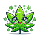 cuteweed Discord sticker from r/ukmedicalcannabis