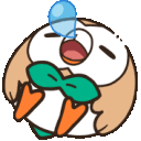 98760rowletsleep animated emote - r/CerebralPalsy 🌐