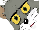 BLK_CatTomStareOwO Discord emoji