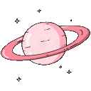 pink animated emote from Lemniscate Network