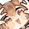 felix_stare_curious_femboy_happy animated emote | TheFemmys