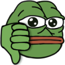 PepeThumbsDown custom emote - Speed Wallet