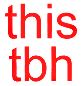 TextThisTbh custom emote from Speed Wallet
