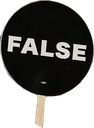 False