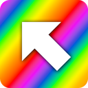 arrow_upper_left_rainbow_gay