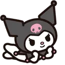 kuromi_laying