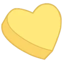 2462yellowcandyheart