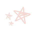 Pink hand-drawn star doodles arranged in a repeating pattern against a black background.