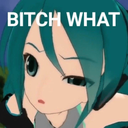 bitchwhat Discord sticker | BLUE VORTEX