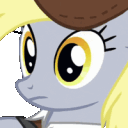 DerpyBlink animated GIF emoji from Friendship Academy - MLP