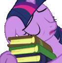 TwiSleep animated Discord emote from Friendship Academy - MLP