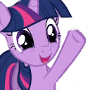 TwiWave custom emote from Friendship Academy - MLP