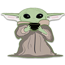 Grogu Discord sticker from The Rogue Syndicate