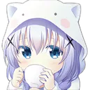 white_cute_girl_sip_tea_kawaii