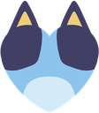 BlueyHeartEars
