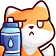 orange_fox_angry_lurk_water