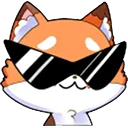 orange_fox_cool_swagg_sunglasses