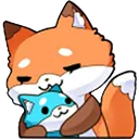 orange_fox_hug_cute