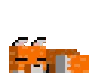 orange_minecraft_fox_sleeping