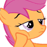 ScootBored custom emote from Friendship Academy - MLP
