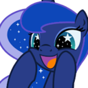 LunaGasp custom emote - Friendship Academy - MLP