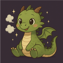 Discord Emote KleinerDrachemitfunkelndenRauchw: