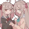TwinsKissing