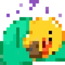 8bitduck_sleeping