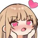 MahiruHeartEyesGundou
