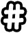 hashtag