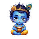 littlekrishna custom emote | Bhakti Sangha