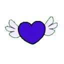 61212blueflyingheart