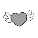 95150grayflyingheart