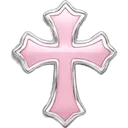 Lightpinkheartcross