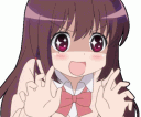GirlExcitedStickerGirlExcitedAni