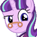 GlimUgh animated emote from Friendship Academy - MLP