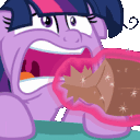 TwiHyperventilating animated emote - Friendship Academy - MLP