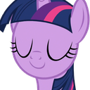 TwiPleased custom emote - Friendship Academy - MLP