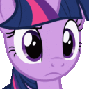 TwiBlink animated GIF emoji from Friendship Academy - MLP
