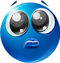 blue_Sad custom emote - ୨ 🪄  /snoopys  𐙚　social　giveαwαys　decor　1OO+ guilds