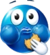 blue_eat Discord sticker | ୨ 🪄  /snoopys  𐙚　social　giveαwαys　decor　1OO+ guilds