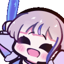 HajimeCheer animated emote from Anime Sekai