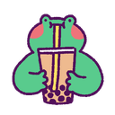 frog_slurp Discord emoji