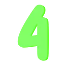 4959pastelgreennumberfour