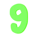 1642pastelgreennumbernine