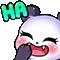 laughing